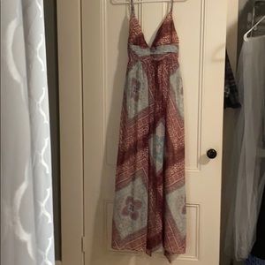 Multi color maxi dress